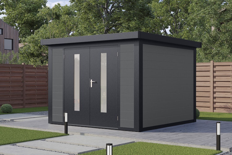 Wolff Finnhaus WPC Gartenhaus Sören - 28 mm