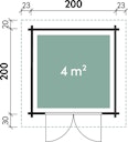 Vorschaubild Wolff Finnhaus Emma 28-A/B Gartenhaus