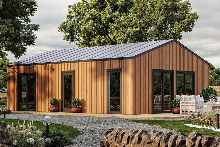 Wolff Finnhaus Ferienhaus Kunlun 57 - 68 mm