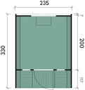 Vorschaubild Wolff Finnhaus Campingfass 330 1-Raum