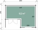 Vorschaubild Wolff Finnhaus Gartenhaus Cordoba 44-A Modern isolierverglast
