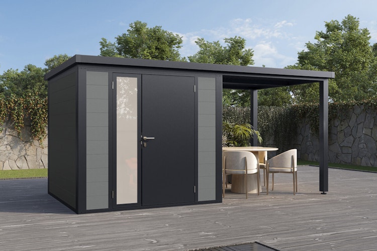 Wolff Finnhaus WPC Gartenhaus Juna - 19 mm