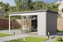 Vorschaubild Wolff Finnhaus Gartenhaus Starletta 5232 mit Schiebetüren