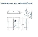 Vorschaubild Suncast Wandregal-Set (2 St. Regalböden)