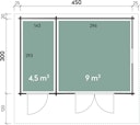 Vorschaubild Wolff Finnhaus Blockbohlenhaus Caro 34 Klassik