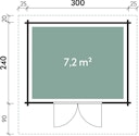 Vorschaubild Wolff Finnhaus Blockbohlenhaus Mona 34-A/B