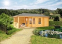 Vorschaubild Wolff Finnhaus Gartenhaus Anna 40-A/1+2-Raum mit 250 cm Terrasse 