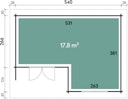 Vorschaubild Wolff Finnhaus Blockbohlenhaus Malaga 44-B Klassik isolierverglast