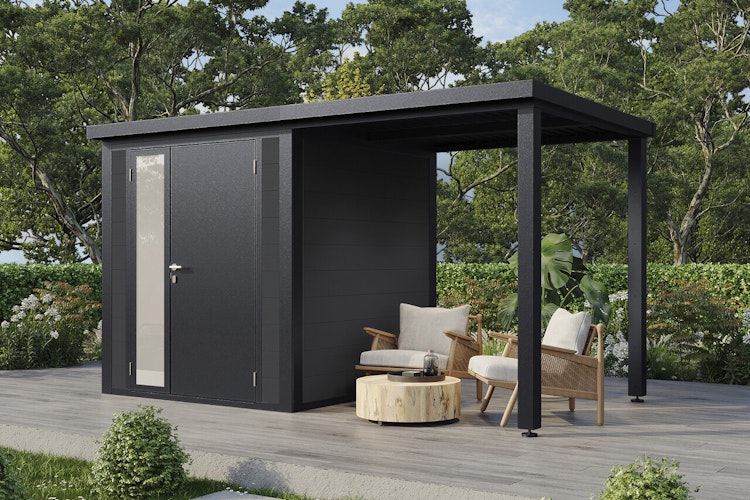 Wolff Finnhaus WPC Gartenhaus Juna - 19 mm