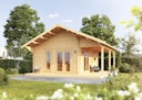 Vorschaubild Wolff Finnhaus Gartenhaus Tirol 92 mit Seitendach