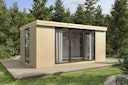 Vorschaubild Wolff Finnhaus Design-Gartenhaus Himma 5434 isolierverglast - 94 mm  