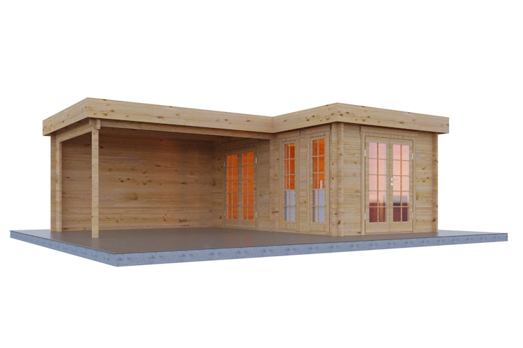 Wolff Finnhaus Gartenhaus Hermosa 6848 - 70 mm 
