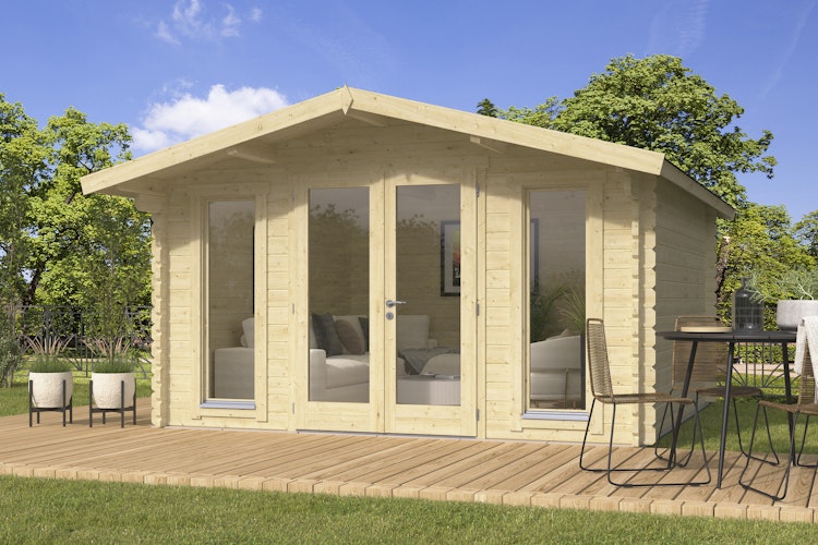 Wolff Finnhaus Gartenhaus Rona 3838 - 44 mm
