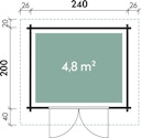 Vorschaubild Wolff Finnhaus Blockbohlenhaus Bibertal 28-XS/A/B