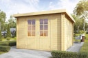 Vorschaubild Wolff Finnhaus Blockbohlenhaus Pia 3024 - 34 mm