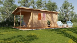 Wolff Finnhaus Gartenhaus Galina 5723 Zweiraum-Gartenhaus - 28 mm