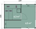 Vorschaubild Wolff Finnhaus Saunahaus Paradiso 4x3 (2-Raum)