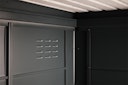 Vorschaubild Wolff Finnhaus Premium Metall Gartenhaus Eirik 2424 Anthrazit
