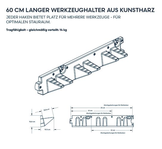 Suncast Werkzeughalter (2er Pack)