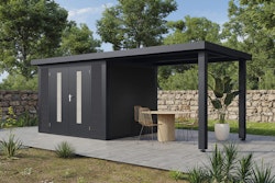 Wolff Finnhaus WPC Gartenhaus Olin - 28 mm