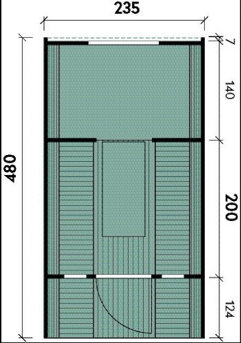 Wolff Finnhaus Campingfass 480 2-Raum 