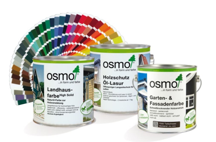 Osmo Landhausfarbe für Außenbereich in Wunschfarbton (Farbmischservice)