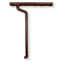 Vorschaubild Kunststoff Dachrinnenset 302Ax für Pultdach/Flachdach Gartenhäuser