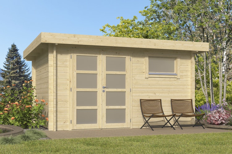 Wolff Finnhaus Gartenhaus Levke 3729 - 44 mm 