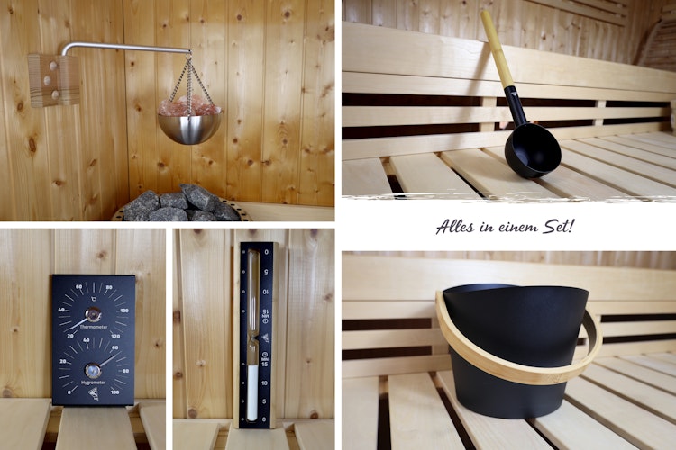 Karibu Sauna Zubehörset Premium 5-teilig