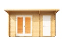 Vorschaubild Wolff Finnhaus Gartenhaus Trondheim 44-D 2-Raum isolierverglast