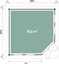 Vorschaubild Wolff Finnhaus Gartenhaus 5-Eckhaus Katrin 44-A/B/C