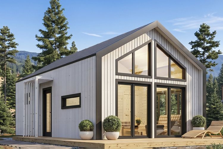 Wolff Finnhaus Ferienhaus Sajan 44 - 88 mm