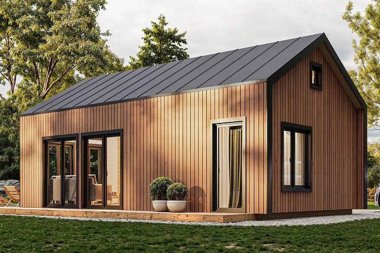 Wolff Finnhaus Ferienhaus Sajan 44 - 88 mm