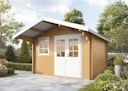 Vorschaubild Wolff Finnhaus Blockbohlenhaus Lisa 44-A/B/C XL isolierverglast