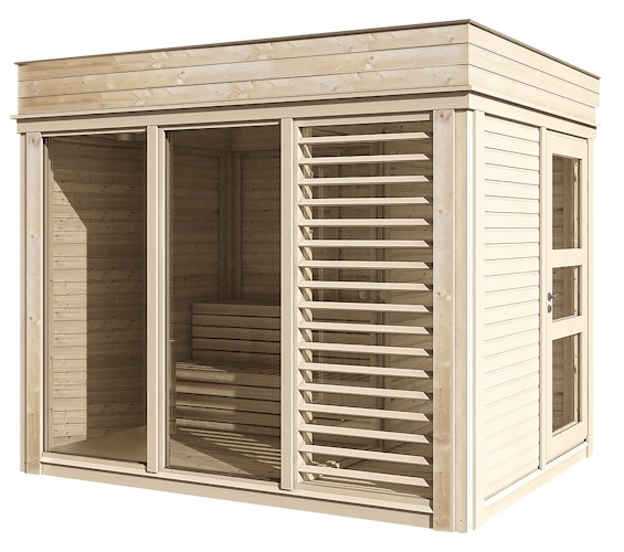 Wolff Finnhaus Saunahaus Paradiso 3x2 (1-Raum/2-Raum)