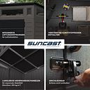 Vorschaubild Suncast Kunststoff-Gerätehaus Modernist – stahlverstärkt (groß)
