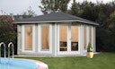Vorschaubild Wolff Finnhaus Gartenhaus 5-Eckhaus Katrin 44-A/B/C