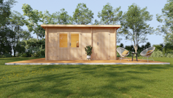 Wolff Finnhaus Gartenhaus Geeltje 4323 - 40 mm