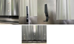 Dachrinnen Montage-Set für Metalldächer (verwendbar in Verbindung mit Dachrinnensets mit Rinneisen)