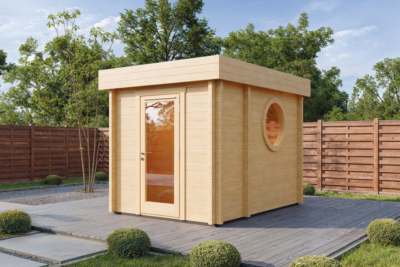 Wolff Finnhaus Saunahaus Toke 2232 - 70 mm