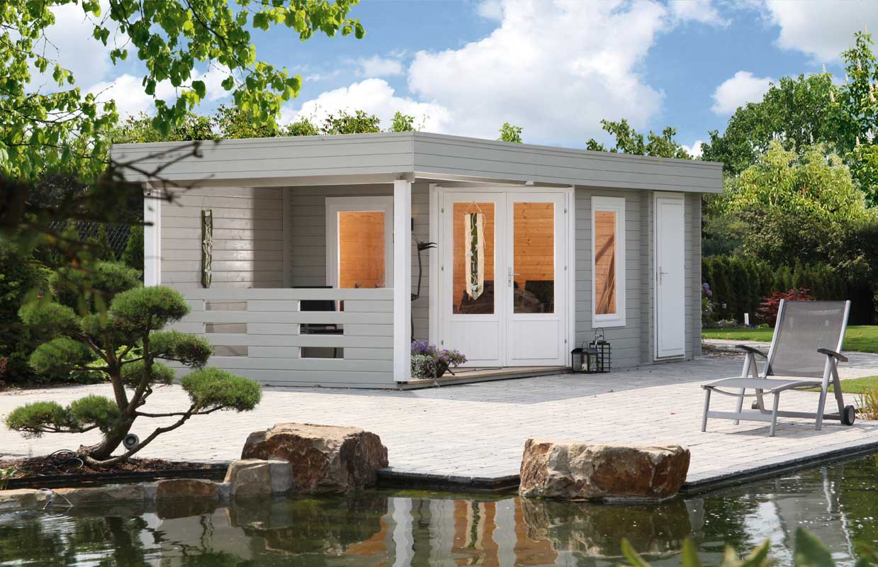 Wolff Finnhaus Gartenhaus 5-Eckhaus Maja 40-B / 2-Raum