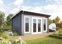 Vorschaubild Wolff Finnhaus Gartenhaus Trondheim 70-C isolierverglast XL