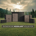 Vorschaubild Suncast Kunststoff-Gerätehaus Modernist mit Schiebetür – stahlverstärkt (Woodland)