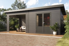 Wolff Finnhaus WPC Gartenhaus Tona 6024 - 28 mmZubehörbild