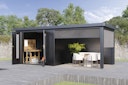 Vorschaubild Wolff Finnhaus Sonnenrollo 24 für Premium Metall Gartenhäuser