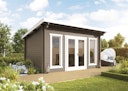 Vorschaubild Wolff Finnhaus Gartenhaus Trondheim 44-B isolierverglast XL