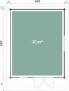 Vorschaubild Wolff Finnhaus Gartenhaus Nordkap 70-A/B/C/D/F/G/L/M isolierverglast XL