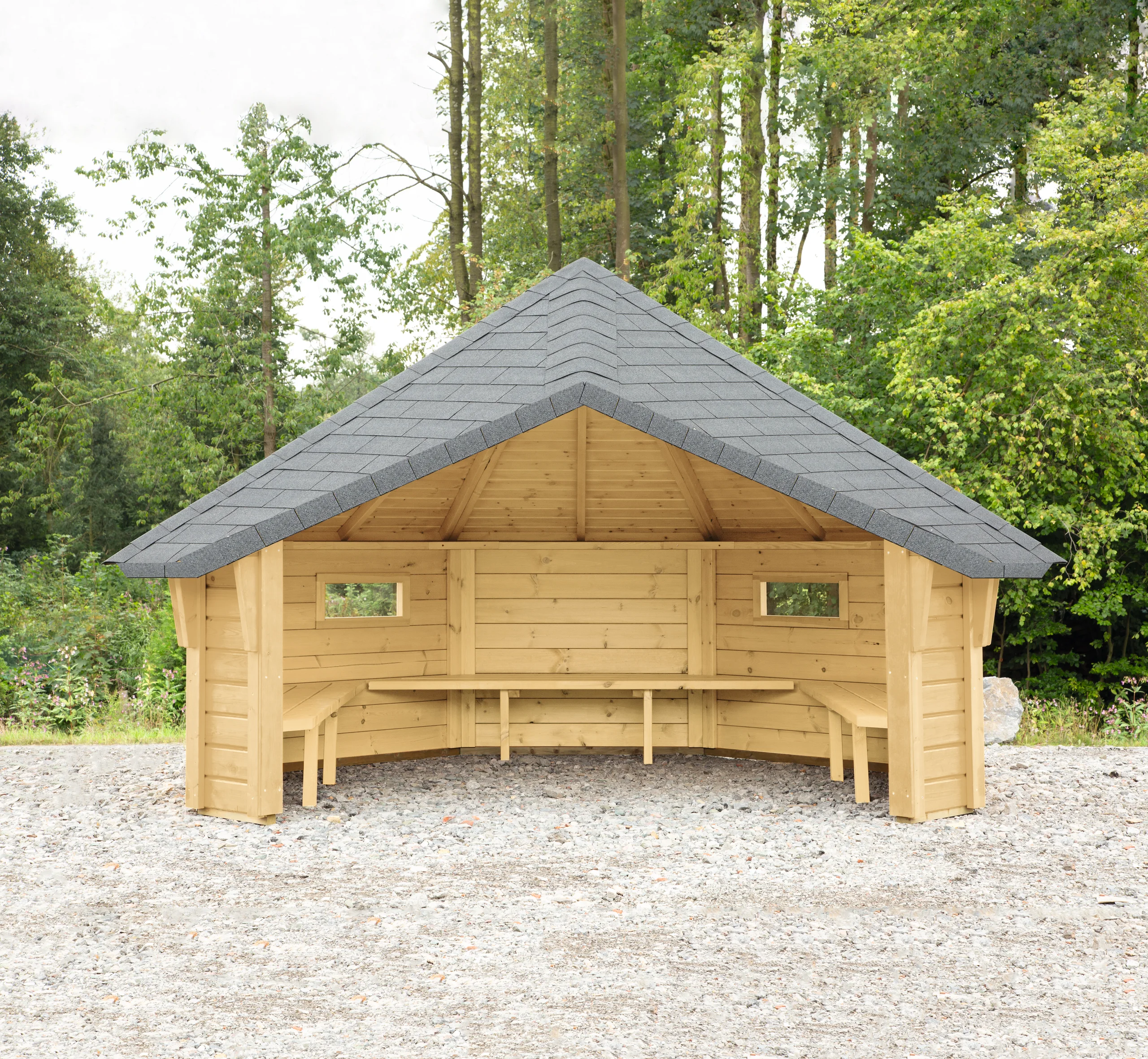 Wolff Finnhaus Wetterschutzhütte / Grillhütte Wanja 3327 45