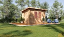 Vorschaubild Wolff Finnhaus Gartenhaus Garde 2823 - 40 mm