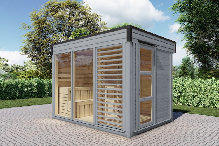 Wolff Finnhaus Saunahaus Paradiso 3x2 (1-Raum/2-Raum)